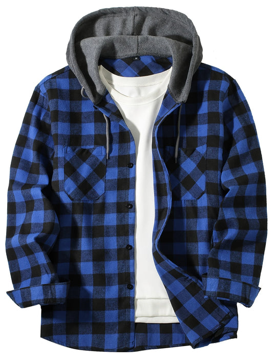 MEN'S HOODED FLANNEL