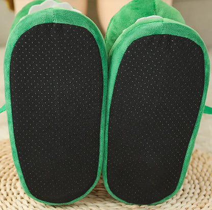 Snuggle Mouth Plush Slippers