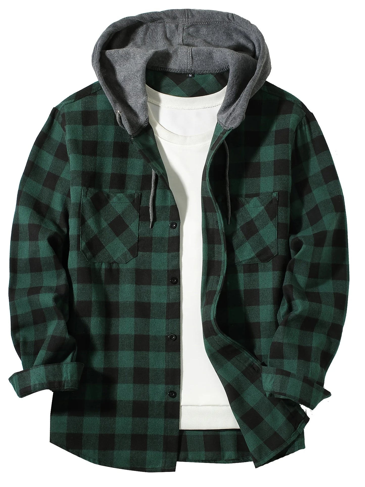 MEN'S HOODED FLANNEL