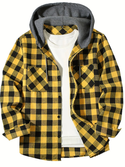 MEN'S HOODED FLANNEL